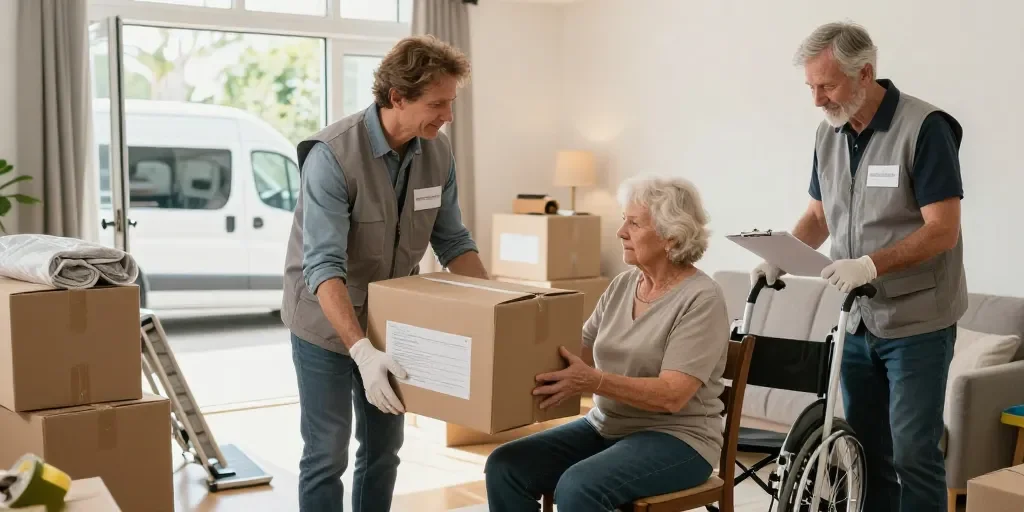 Association aide déménagement : la procédure pour aider les seniors à déménager
