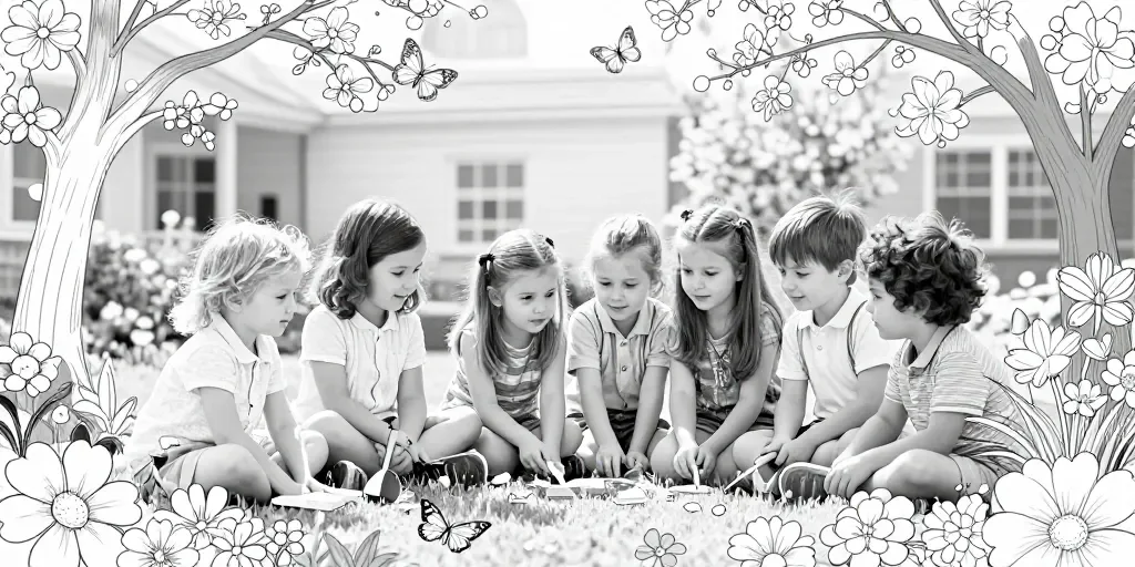 Coloriage printemps gs : les 10 fiches éducatives à télécharger en pdf