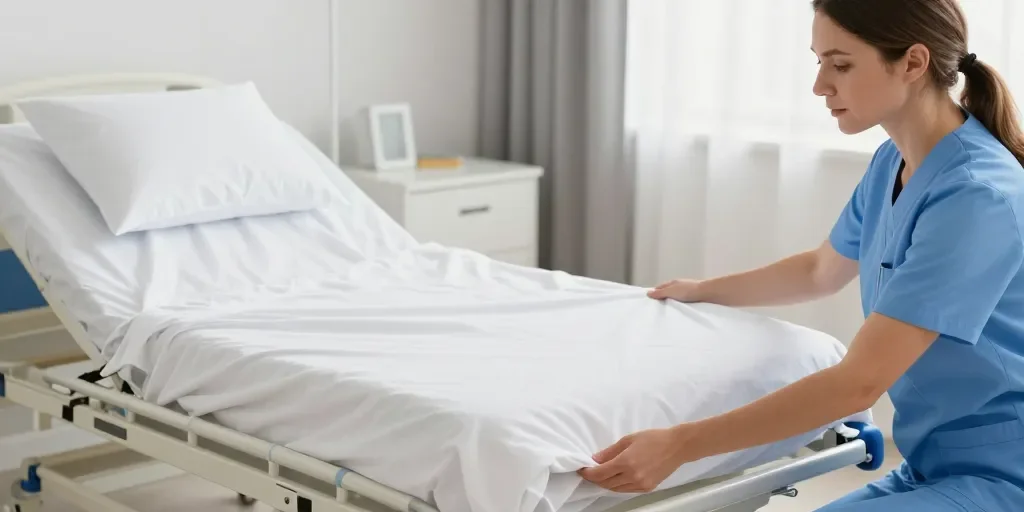Dimension drap pour lit médicalisé : la taille standard est-elle adaptée ?