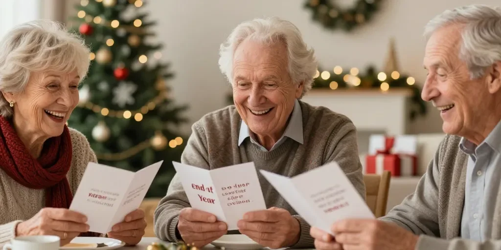 Joyeuses fêtes de fin d'année humour : les 10 messages drôles pour seniors