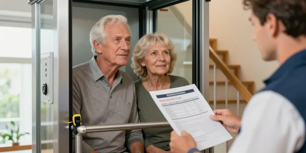 Prix monte personne vertical : le coût réel et les aides, comment choisir ?