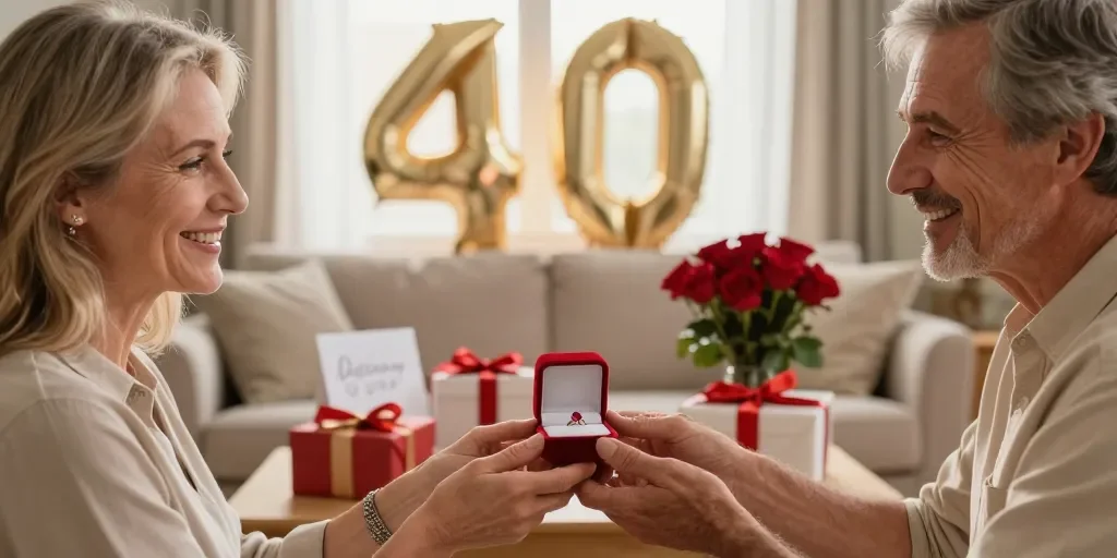 Quel cadeau offrir pour 40 ans de mariage : les 7 idées?