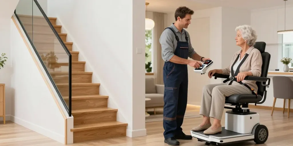Siege electrique pour escalier : le droit ou le tournant, quel choix privilégier ?