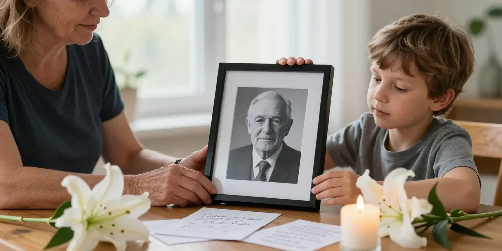 Texte pour deces grand pere : les 10 modèles émouvants à personnaliser