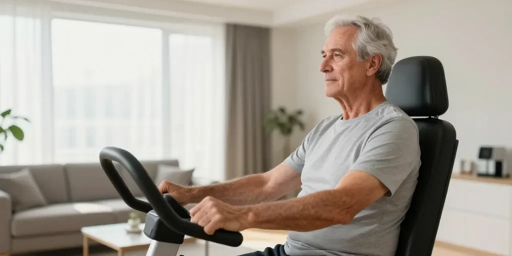 Velo d'appartement pour senior : le modèle idéal pour ménager le dos